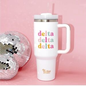Delta Delta Delta Travel Mug go Greek 40 oz Stanley The Darling Effect